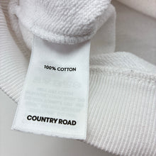 Load image into Gallery viewer, Unisex Country Road, white cotton heritage sweater, GUC, size 10,  