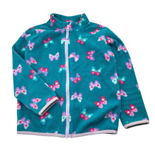 Load image into Gallery viewer, Girls Anko, zip fleece butterfly sweater, FUC, size 6,  