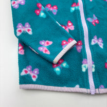 Load image into Gallery viewer, Girls Anko, zip fleece butterfly sweater, FUC, size 6,  