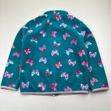 Load image into Gallery viewer, Girls Anko, zip fleece butterfly sweater, FUC, size 6,  