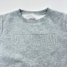 Load image into Gallery viewer, Unisex Country Road, grey cotton heritage fleece lined sweater, GUC, size 4,  