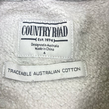 Load image into Gallery viewer, Unisex Country Road, grey cotton heritage fleece lined sweater, GUC, size 4,  