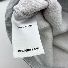 Load image into Gallery viewer, Unisex Country Road, grey cotton heritage fleece lined sweater, GUC, size 4,  