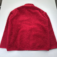 Load image into Gallery viewer, Unisex Uniqlo, red zip fleece jacket, FUC, size 11-12,  