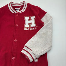 Load image into Gallery viewer, Unisex Harvard University, fleece lined varsity jacket, embroidered, FUC, size 6,  