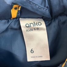 Load image into Gallery viewer, Boys Anko, digger/excavator zip puffer vest, EUC, size 6,  