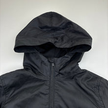 Load image into Gallery viewer, Unisex Anko, black lightweight zip hooded jacket, GUC, size 5,  