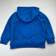 Load image into Gallery viewer, Boys Marvel, Spider-Man cotton blend fleece lined hoodie, wash fade, FUC, size 4,  