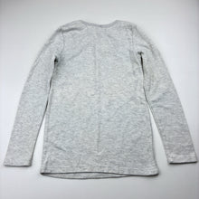 Load image into Gallery viewer, Unisex Anko, grey cotton blend ribbed knit long sleeve t-shirt, FUC, size 6-8,  