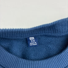 Load image into Gallery viewer, Unisex Uniqlo, blue cotton blend sweater, EUC, size 7-8,  