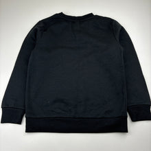 Load image into Gallery viewer, Unisex Brilliant Basics, plain black fleece lined sweater, EUC, size 8,  