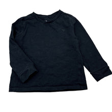 Load image into Gallery viewer, Unisex Anko, black dinosaur cotton long sleeve t-shirt, embroidered, EUC, size 4,  