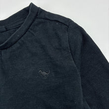 Load image into Gallery viewer, Unisex Anko, black dinosaur cotton long sleeve t-shirt, embroidered, EUC, size 4,  