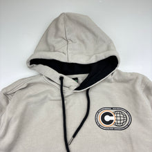 Load image into Gallery viewer, Unisex Elite, beige motor racing cotton blend fleece lined hoodie, GUC, size 10,  