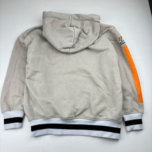 Load image into Gallery viewer, Unisex Elite, beige motor racing cotton blend fleece lined hoodie, GUC, size 10,  