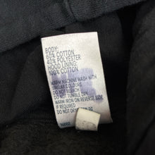 Load image into Gallery viewer, Unisex Anko, black cotton blend fleece lined hoodie, EUC, size 14,  