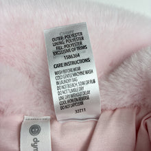 Load image into Gallery viewer, Girls Dymples, pink faux fur jacket, bow detail, EUC, size 2,  