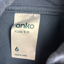 Load image into Gallery viewer, Unisex Anko, blue zip hooded jacket, GUC, size 6,  