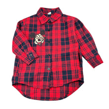 Load image into Gallery viewer, Unisex Disney, Mickey Mouse check long sleeve shirt, FUC, size 4,  