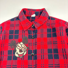 Load image into Gallery viewer, Unisex Disney, Mickey Mouse check long sleeve shirt, FUC, size 4,  