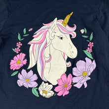 Load image into Gallery viewer, Girls Anko, unicorn cotton long sleeve pyjama top, EUC, size 12,  