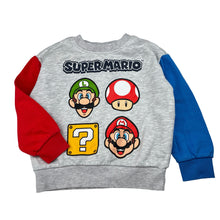 Load image into Gallery viewer, Unisex Nintendo, Mario and Luigi cotton blend fleece lined sweater, GUC, size 5,  