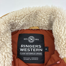 Load image into Gallery viewer, Unisex RINGERS WESTERN, zip fleece lined quilted vest, embroidered, EUC, size 6,  