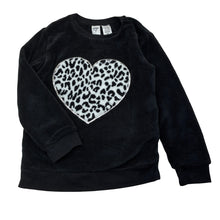 Load image into Gallery viewer, Girls Anko, black fleece pyjama top, pilling, FUC, size 8,  
