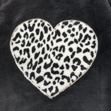 Load image into Gallery viewer, Girls Anko, black fleece pyjama top, pilling, FUC, size 8,  