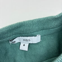 Load image into Gallery viewer, Unisex Target, green dinosaur cotton knit sweater, GUC, size 6,  