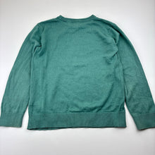 Load image into Gallery viewer, Unisex Target, green dinosaur cotton knit sweater, GUC, size 6,  