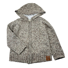 Load image into Gallery viewer, Unisex COOL CLUB, cotton blend knit zip hooded cardigan, GUC, size 4,  