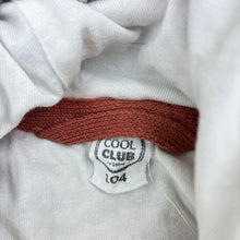 Load image into Gallery viewer, Unisex COOL CLUB, cotton blend knit zip hooded cardigan, GUC, size 4,  