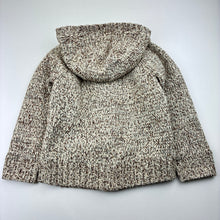 Load image into Gallery viewer, Unisex COOL CLUB, cotton blend knit zip hooded cardigan, GUC, size 4,  