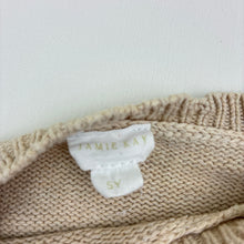 Load image into Gallery viewer, Girls Jamie Kay, beige cotton knit sweater, embroidered cherries, EUC, size 5,  