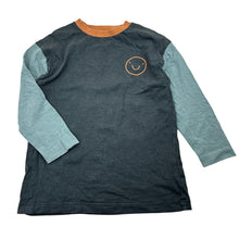 Load image into Gallery viewer, Unisex Next, marle cotton long sleeve t-shirt, smiley face, GUC, size 4-5,  