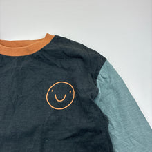 Load image into Gallery viewer, Unisex Next, marle cotton long sleeve t-shirt, smiley face, GUC, size 4-5,  
