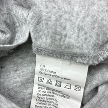 Load image into Gallery viewer, Unisex Kathmandu, grey marle mountain peaks cotton long sleeve t-shirt, GUC, size 8,  