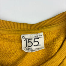 Load image into Gallery viewer, Unisex GIORDANO Jnr, yellow cotton sweater, rainbow, EUC, size 12-13,  