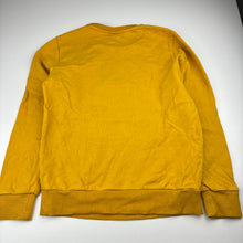 Load image into Gallery viewer, Unisex GIORDANO Jnr, yellow cotton sweater, rainbow, EUC, size 12-13,  