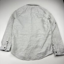 Load image into Gallery viewer, Boys ZARA, grey cotton long sleeve shirt, EUC, size 9-10,  