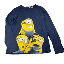 Load image into Gallery viewer, Unisex Despicable Me, Minions cotton long sleeve t-shirt, EUC, size 9-10,  