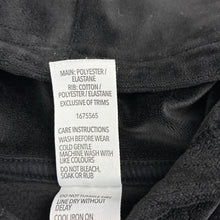 Load image into Gallery viewer, Unisex KID, black velour zip hooded sweater, embroidered bow, EUC, size 5,  