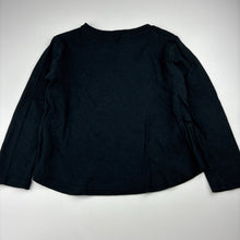 Load image into Gallery viewer, Boys Tilt, black dinosaur cotton long sleeve pyjama top, GUC, size 8,  