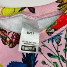 Load image into Gallery viewer, Girls Bonds, colurful sweater, minor marks on back, FUC, size 7,  