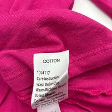 Load image into Gallery viewer, Girls Brilliant Basics, pink cotton long sleeve t-shirt, rabbit, GUC, size 6,  