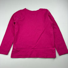 Load image into Gallery viewer, Girls Brilliant Basics, pink cotton long sleeve t-shirt, rabbit, GUC, size 6,  