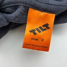 Load image into Gallery viewer, Boys Tilt, grey cotton blend fleece lined hoodie, pilling, FUC, size 3,  