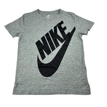 Load image into Gallery viewer, Unisex Nike, grey marle cotton blend t-shirt, GUC, size 5-6,  