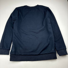 Load image into Gallery viewer, Unisex TOPFEELING Kids, navy fleece lined astronaut sweater, wash fade, FUC, size 10,  